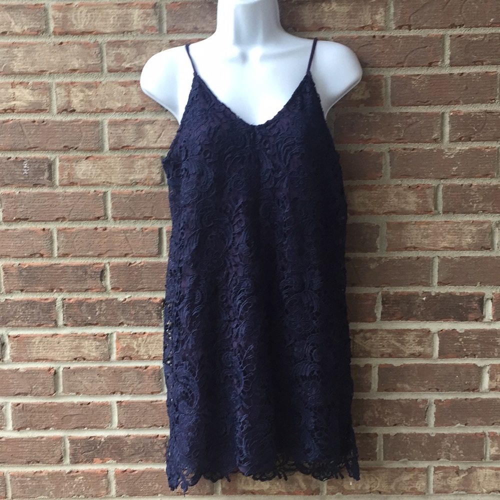 🍂 Lulu’s Crochet Slip Dress